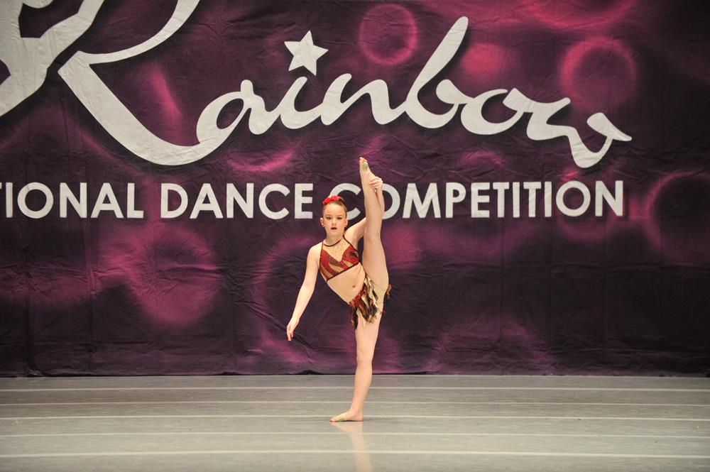 Soloist performing at Rainbow regional competition