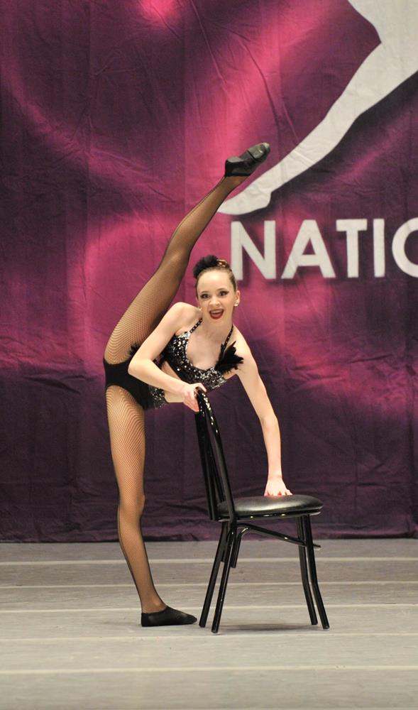 Soloist performing at Rainbow regional competition
